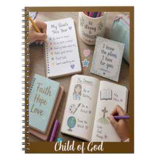 Customised School Notebook with Bible Messages