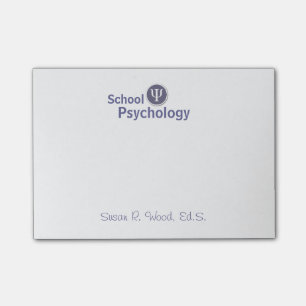 Customised School Psychology Post It Notes