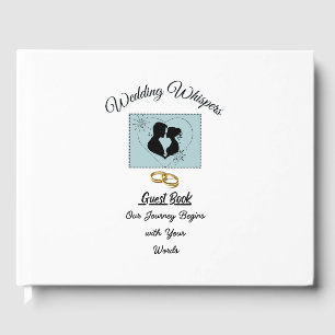 Customised Simple Wedding Guest Book 