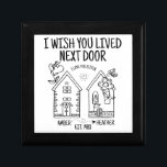 Customised Sister Gift I Wish You Lived Next Door Gift Box<br><div class="desc">Introducing the perfect gift for sisters who live far away from each other – a personalised farewell keepsake gift box! With our easy-to-use online form, you can easily input your sister’s name, your name, a special message and established year, and we will create a unique gift just for her. Whether...</div>