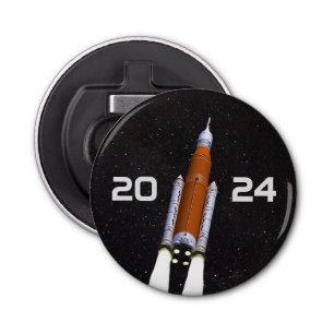 Customised SLS Space Rocket Graduation Party Paper Bottle Opener