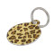 Customised Small Leopard Animal Print Pet Tag