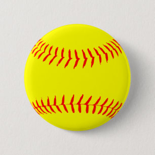 Customised Softball 6 Cm Round Badge