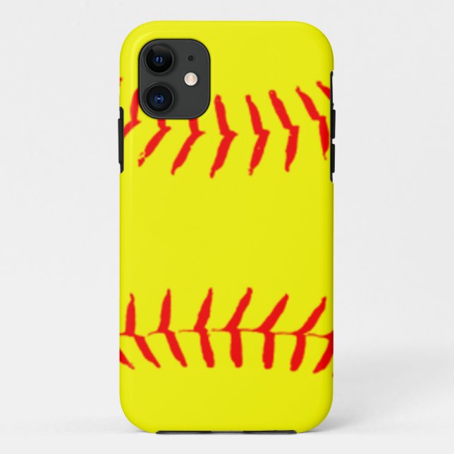 Customised Softball Case-Mate iPhone Case (Back)