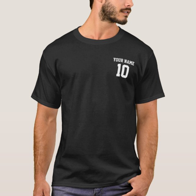 Customised Sport Team Jersey Uniform T-Shirt (Front)