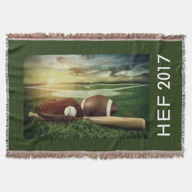 Customised Sports Throw Blanket (Front)