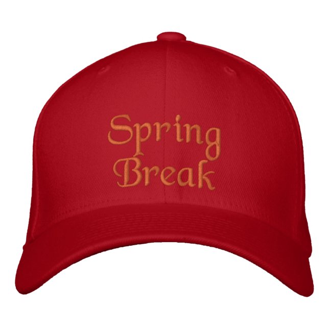 Customised Spring Break  2022 Embroidered Hat (Front)
