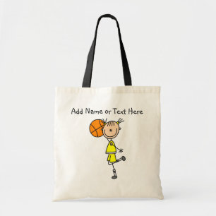 Customised Stick Girl Basketball Bag