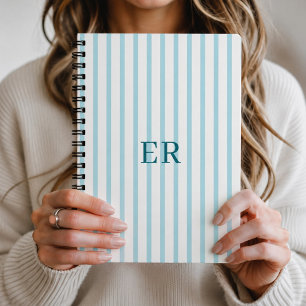 Customised Striped Personal Diary Gratitude Writer Notebook