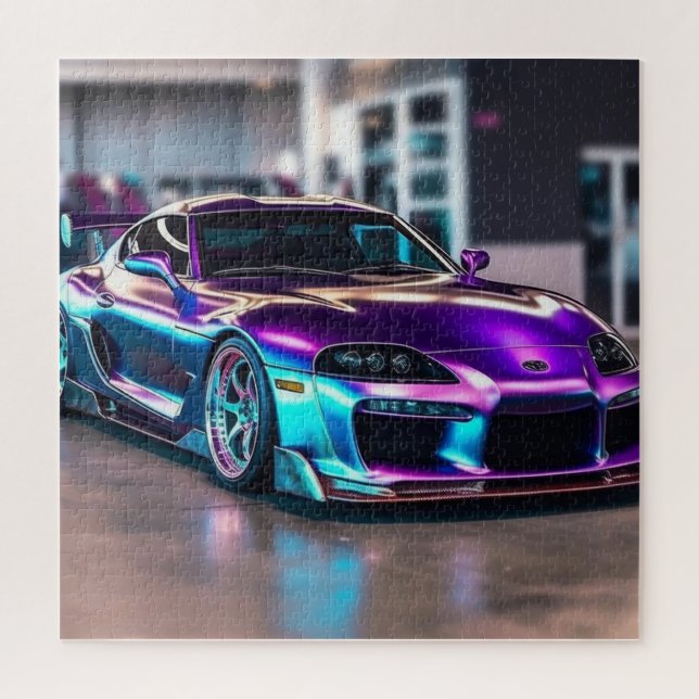Customised Supercars:Bold colours and modification Jigsaw Puzzle (Vertical)
