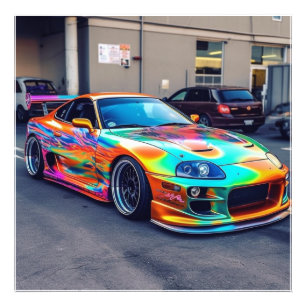 Customised Supercars:Bold colours and modification Photo Print
