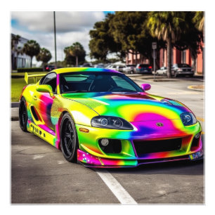 Customised Supercars:Bold colours and modification Photo Print