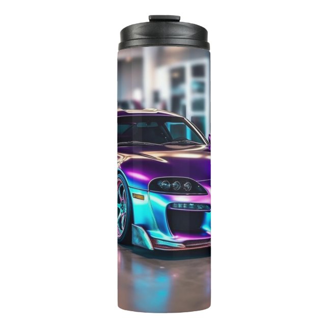 Customised Supercars:Bold colours and modification Thermal Tumbler (Front)