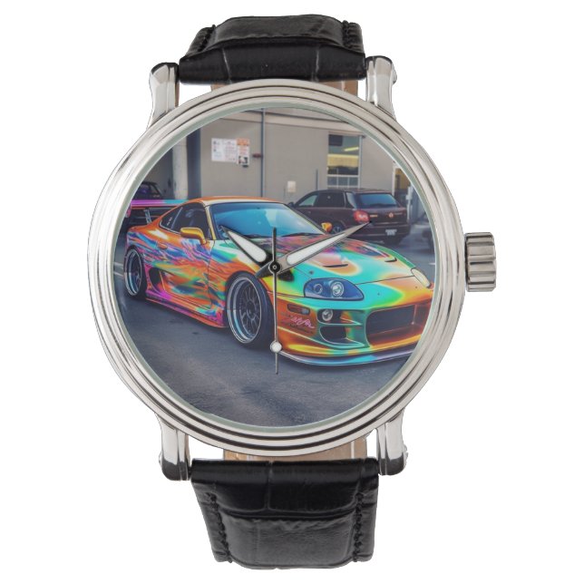 Customised Supercars:Bold colours and modification Watch (Front)
