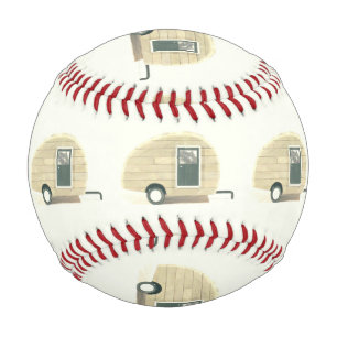 Customised teardrop Vintage camper Baseball