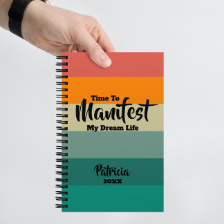 Customised Time To Manifest My Dream Life Journal