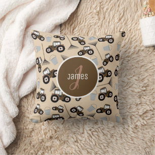 Customised Tractor Truck Pattern Farm Equipment Cushion