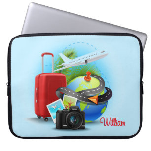 Customised Traveller  Laptop Sleeve