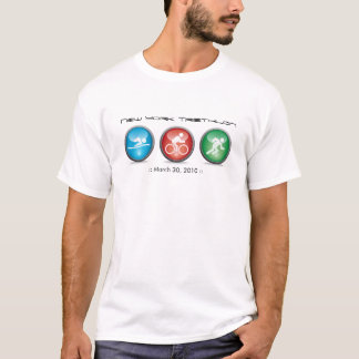 Customised Triathlon Shirt - Swim, Cycle, Run : 01