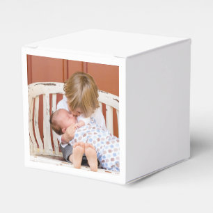 Customised Two Sided Photo Personalised Favour Box