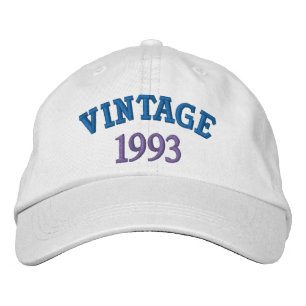 Customised Vintage Embroidered Baseball Cap