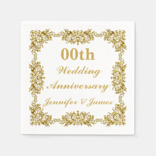 Customised Wedding Anniversary Napkin