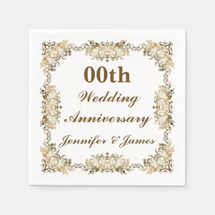 Customised Wedding Anniversary Napkin