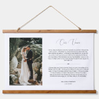 Customised Wedding Anniversary Photo & Vows