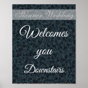 Customised Wedding direction sign