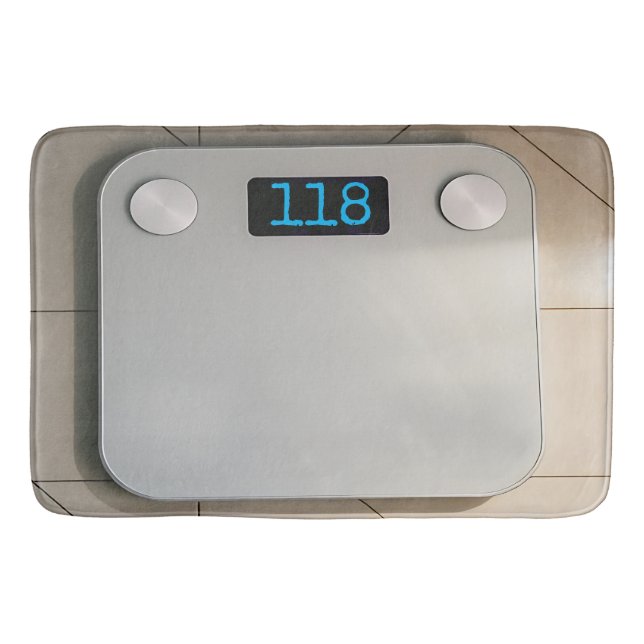 Customised Weight loss helper Bath Mat (Front)