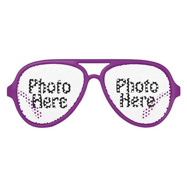 Customised With Your Favourite Photo Aviator Sunglasses (Front)