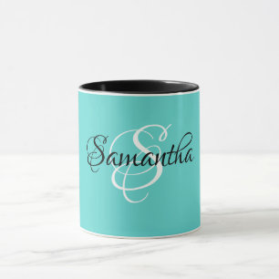 Customised with Your Name & Initial - Mug