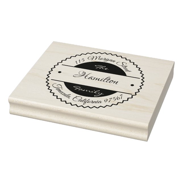 Customised Wood Rubber  Stamp (Stamp)