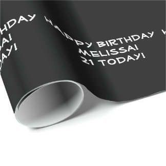 Customised Wrapping Paper - Add Your Own Message!