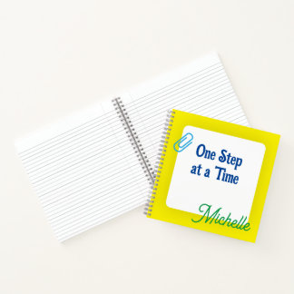 Customised Yellow Gratitude Journal