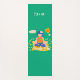 Customised Yogi Girl Yoga Mat