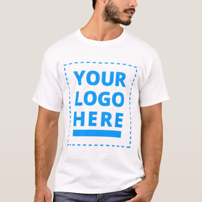 Customised Your Logo Here Create unique product T-Shirt (Front)