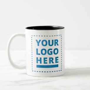 Customised Your Logo Here Create unique product Two-Tone Coffee Mug