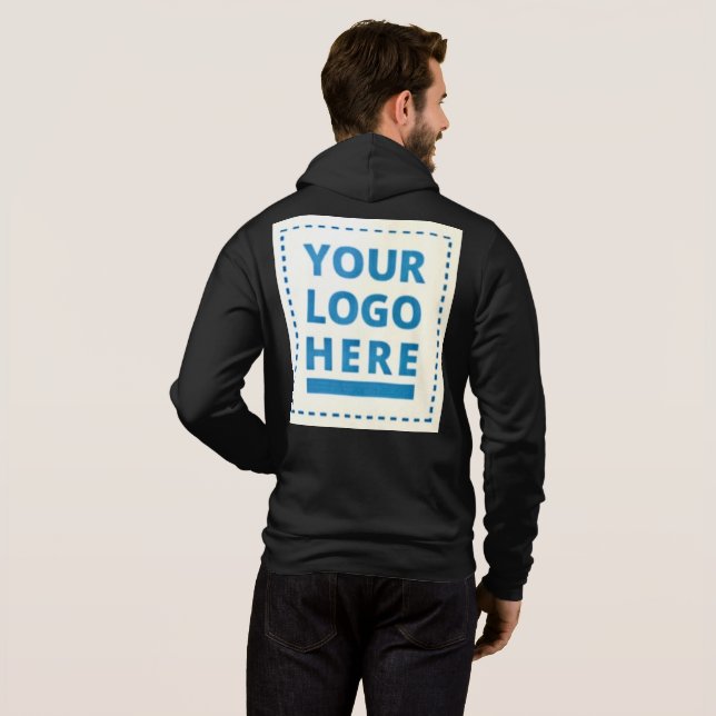 Customised Your Logo Here Notebook Customised Your Hoodie (Back Full)