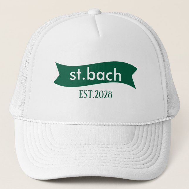 Customised Your Own logo And Text Stylish Modern  Trucker Hat (Front)