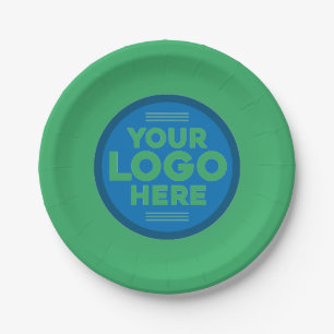 Customised Your Text or Logo Here Paper Plate