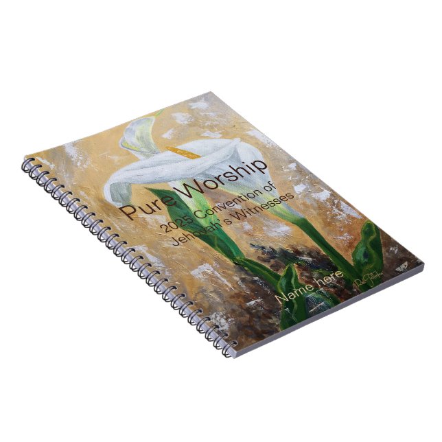 Customizable 2025 JW Convention  Notebook (Right Side)