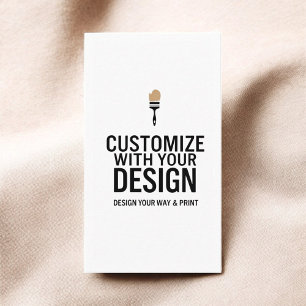 Customizable 2x3.5" Blank Company Small Business Card