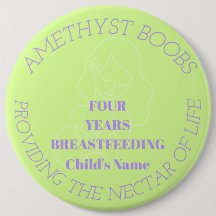 Customizable 4 year breastfeeding milestone badge