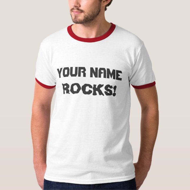 CUSTOMIZABLE - Add your name T-Shirt (Front)