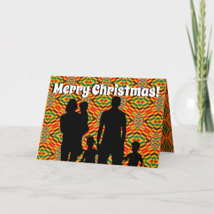 Customizable Afrocentric Holiday Greeting Card