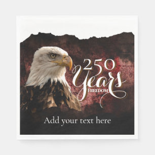 Customizable America's 250th Birthday Paper Napkin