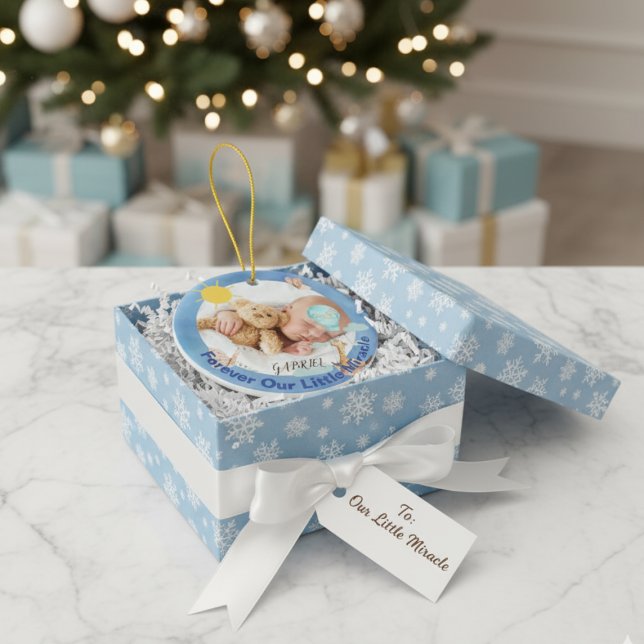Customizable Baby Ceramic Ornament Keepsake (Creator Uploaded)