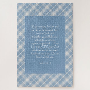 Customizable Bible Verse Isaiah 41:10, 13  Jigsaw Puzzle