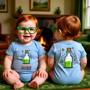 Customizable Bitty Bottle of Irish Magic Baby Bodysuit